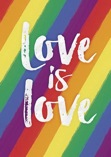 Love Is Love Gay Pride Large Queer Art Orlando Pride Rainbow Flag