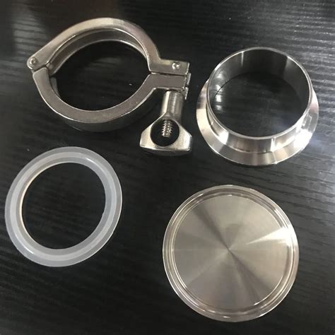 Stainless Steel Inch End Cap Weld On Ferrule Tri Clamp Gasket