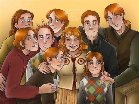 The Weasleys Harry Potter Fan Art Harry Potter Harry Potter