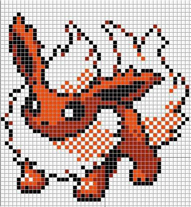 Pixelart 10 pokemon evoli mtpaint darker pixels. pixel art pokemon evoli : +31 Idées et designs pour vous ...