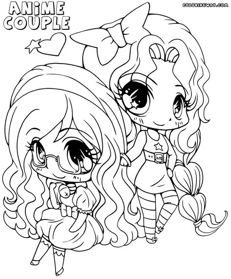 Anime Couple Coloring Pages Coloring Pages To Download