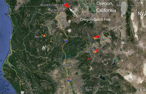Oregon Gulch Fire Burns Across Orca Border Wildfire Today