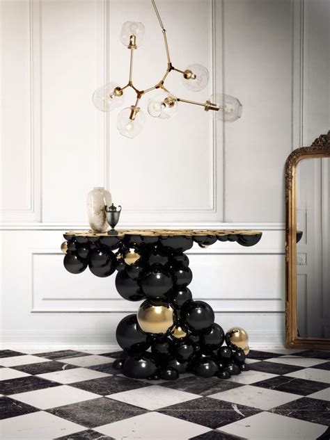 Black bedroom furniture is an excellent solution. Luxury Gold and Black Furniture for Modern Interiors