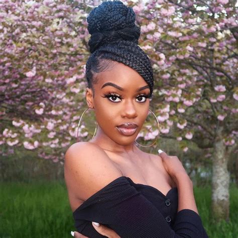Loving This Romantic Box Braid Updo By Adaisha Such A Beautiful And