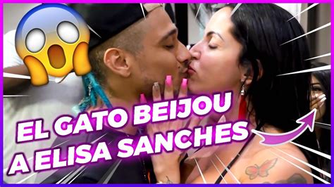 sortudo el gato beijando a elisa sanches na mansão maromba youtube