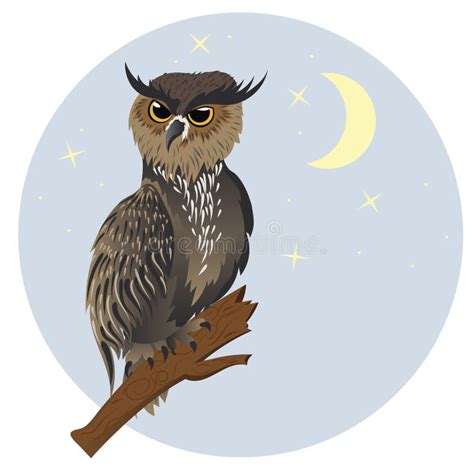 Great Horned Owl Stock Illustrations 186 Great Horned Owl Stock