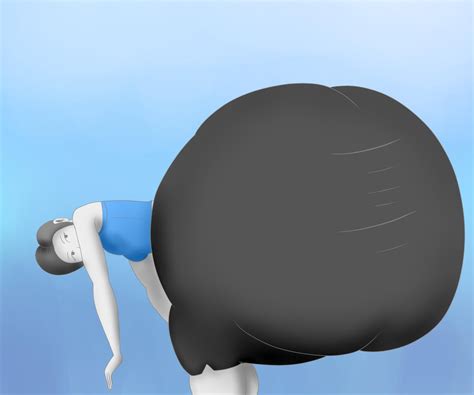 Wii Fit Trainers Huge Butt Inflation Of Light