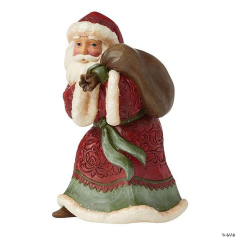 Jim Shore Heartwood Creek Victorian Santa With Toy Bag Figurine 6009491