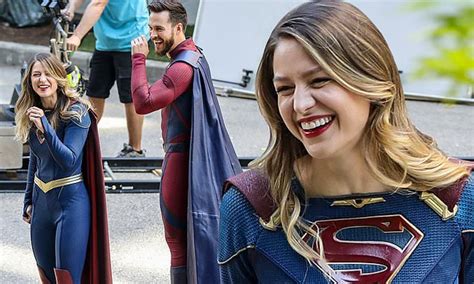 Melissa Benoist And Husband Chris Wood Share A Laugh In Costume While
