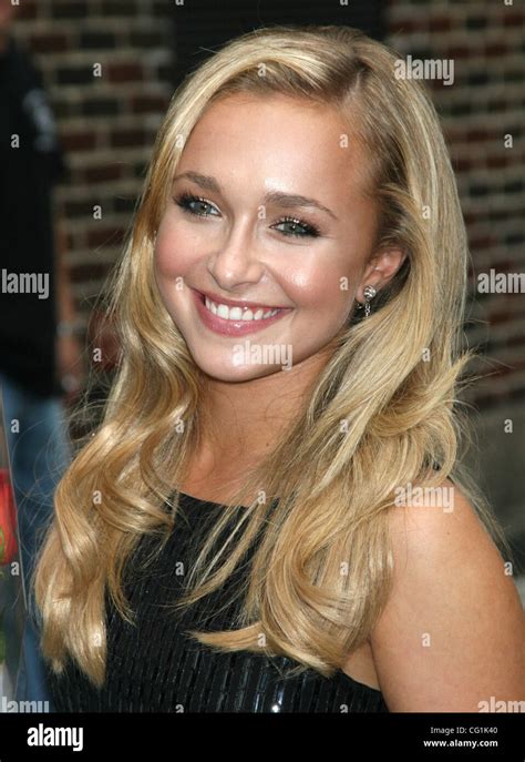 aug 20 2007 new york ny usa actress hayden panettiere at her appearance on the late show