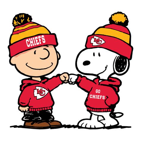 Charlie Brown And Snoopy Kansas City Chiefs Svg File Download Wiki Svg
