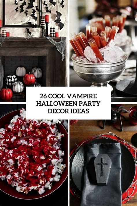33 Cool Vampire Halloween Party Decor Ideas Vampire Halloween Party