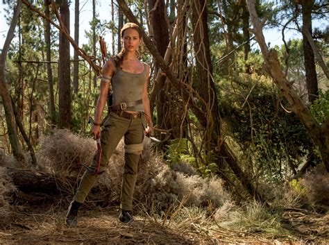 Film Review Tomb Raider Reboots Lara Croft Strains Our Credulity