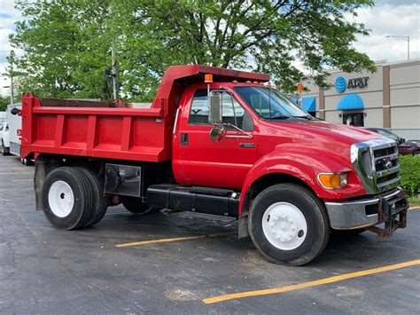 Used 2006 Ford F650 Super Duty Dump Truck Cat Diesel For Sale