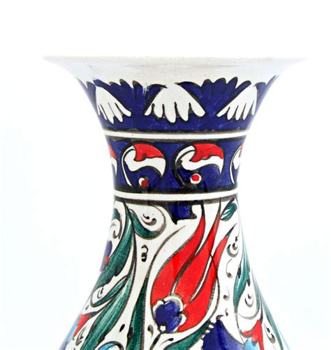 Handmade Handpainted Turkish Ottoman Ceramic Vase 79 Etsy