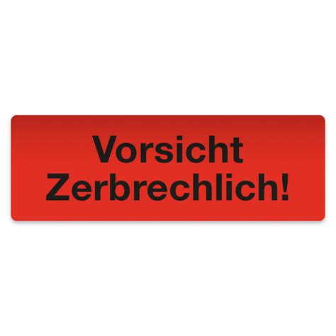 Definition, rechtschreibung, synonyme und grammatik von 'zerbrechlich' auf duden online nachschlagen. Selbstklebende Warnetiketten »Vorsicht Zerbrechlich ...