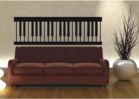 Xlarge symbols great for sight impaired. Piano Keys Vinyl Wall Decals | Music wall decal, Music ...