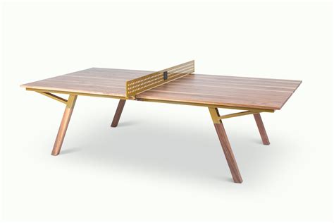 Solid Walnut Ping Pong Table — Sean Woolsey Studio