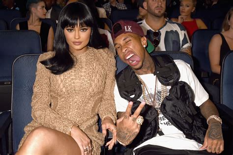 kylie jenner and tyga make out in his new music video page six