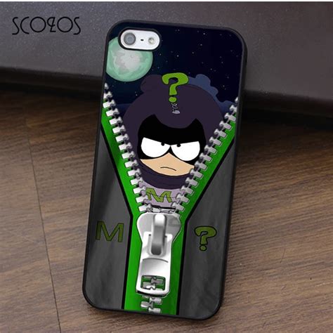 scozos funny south park mysterion rises fashion phone case for iphone x 4 4s 5 5s se 5c 6 6s 7 8