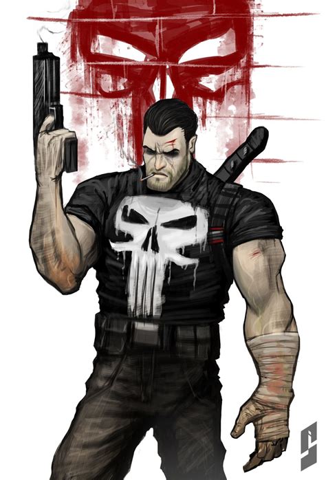 Punisher By Saadirfan On Deviantart Punisher Marvel Punisher Art