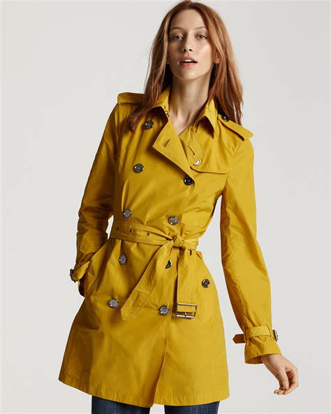 Burberry Brit Double Breasted Trench Coat Bloomingdales