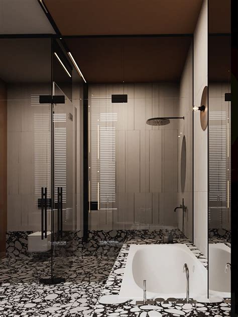 Moon Apartment Dezign Ark Beta Bathroom Interior Design Public