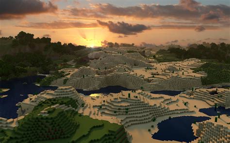 Wallpaper Landscape Video Games Sunset Cityscape Minecraft Bird