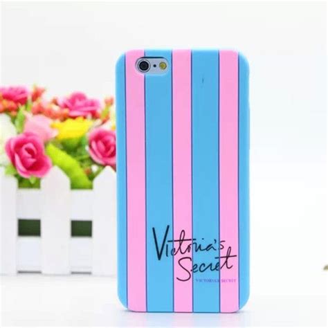 Pink Of Victorias Secret Stripe Iphone5s66s Plus Silicone Case