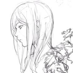 Profile view of a character face. Anime Girl Drawing Side View … | faces | Drawi…
