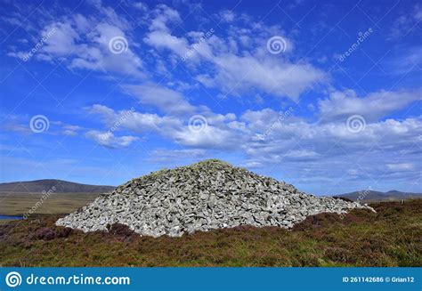 Prehistoric Landscape Of Outer Hebridean Island Of Scotland Stock Photo
