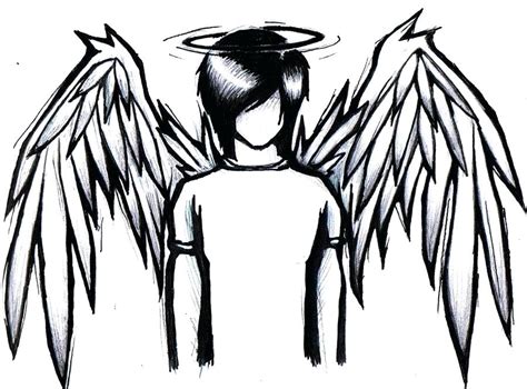 Simple Drawings Of Angels Free Download On Clipartmag