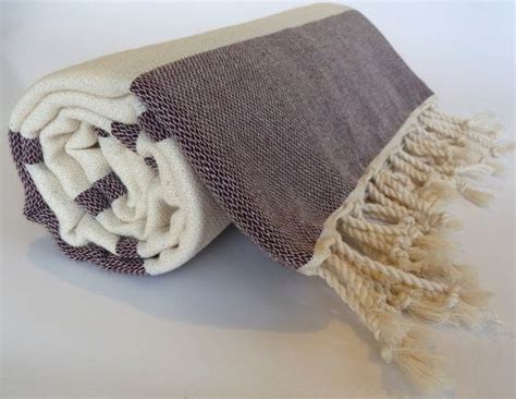 Handwoven Turkish Towel Peshtemal Natural Soft By TheAnatolian