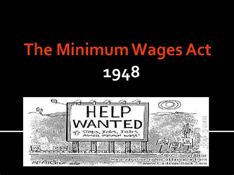 Low pay cartoons and comics funny pictures from cartoonstock. Minimum wages act, 1948 ( s e l v a).ppt2