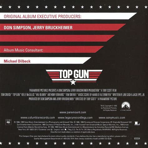 Top Gun Soundtrack 1986