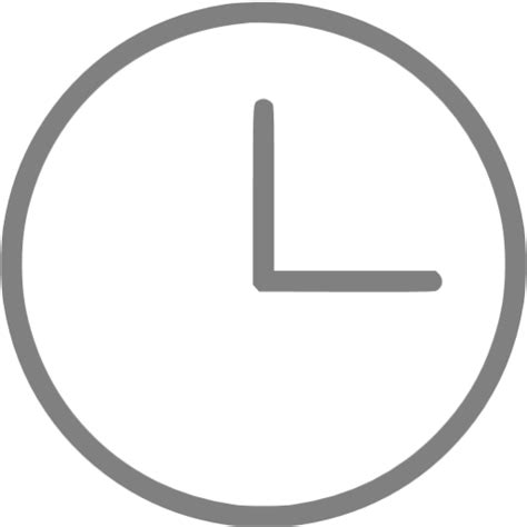 Gray Clock 3 Icon Free Gray Clock Icons