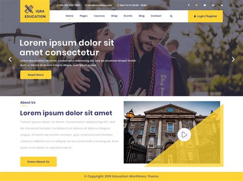 13 Best Free School Wordpress Themes 2019 Free Html Designs