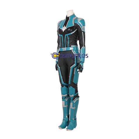 Captain Marvel Starforce Cosplay Costumes Deluxe Edition