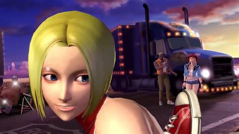 The King Of Fighters Xiv Dlc Character Blue Mary Youtube