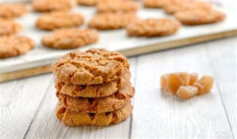 The Best Ginger Biscuits With Crystallised Ginger Bits Just A Mum S Kitchen