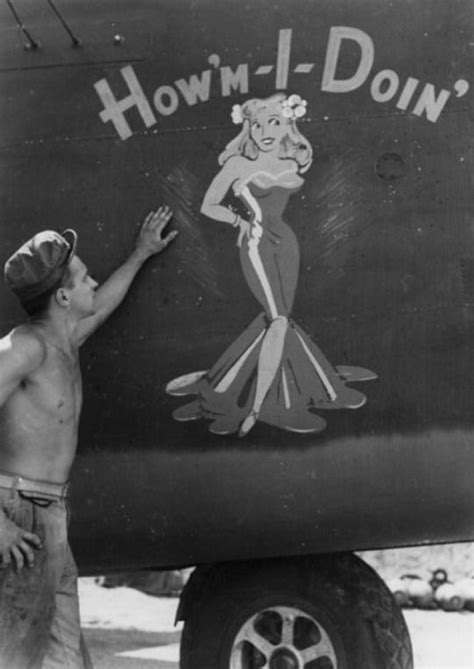 vintage pinups hot rods and wwii nose art nose art airplane art aircraft art