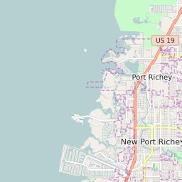 Map Of All ZIP Codes In New Port Richey East Florida Updated October