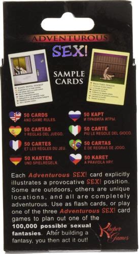 Adventurous Sex Card Game Adult Games Couples Foreplay Position