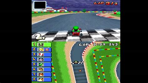 Mario Kart Ds Nds Walkthrough Gba Luigi Circuit Youtube
