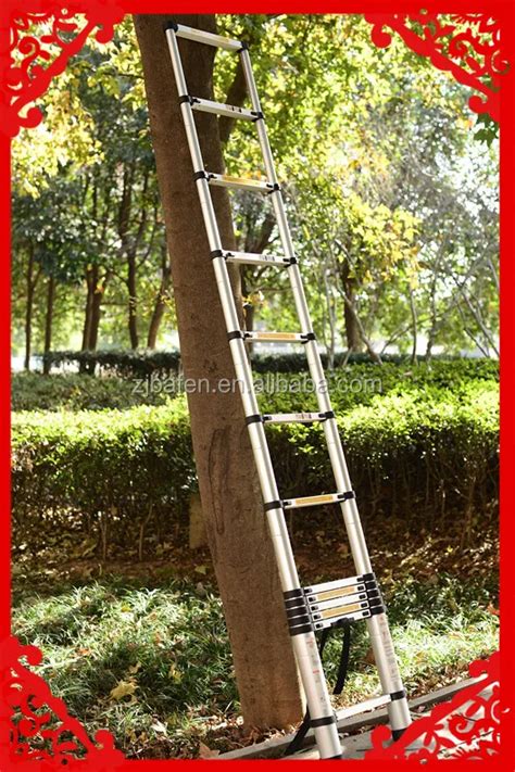 Telescopic Ladder Stand Aluminum Tree Stand En131 Ladderclimbing