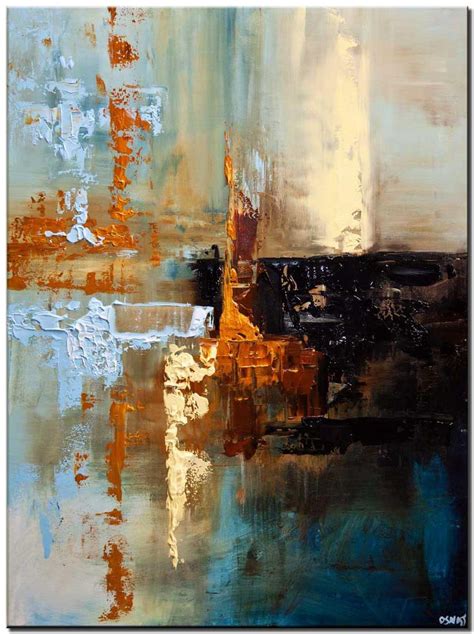 Abstract images, so contemporary abstract painting and modern art images are mostly made by hand in acrylic technique on artist canvas. Painting for sale - modern blue abstract art textured ...