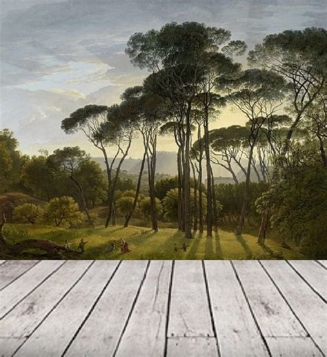 Pine Tree Wallpaper Mural Removable Peel And Stick Tree Wallpaper Mural