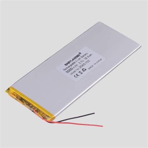 3 8v 3 7v 5000mah 3565152 Li Ion Polymer Lithium Battery For Tablet Pc