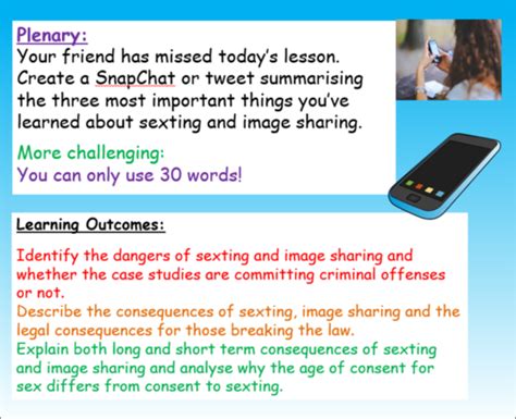 Sexting Porn Image Sharing Pshe Teaching Resources