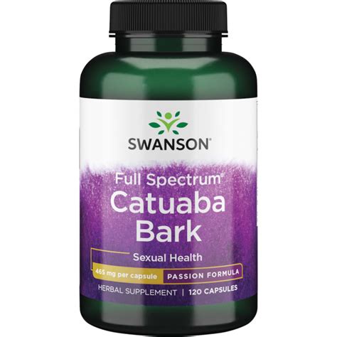 Catuaba Bark Extract Sexual Health Supplement Swanson Health Products